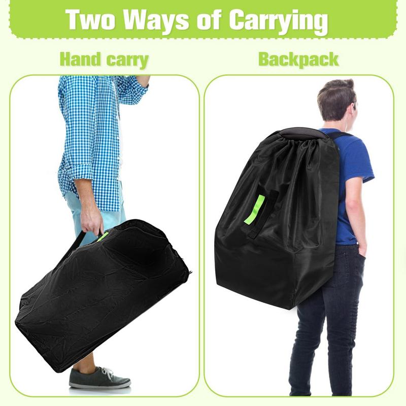 Assento de carro avião saco de viagem resistente capa de assento de carro saco de viagem à prova dwaterproof água espaçoso portador de bebê acessórios para família adolescente