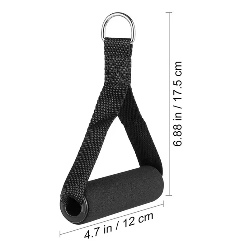 2 pezzi di fasce di resistenza per esercizi da palestra con impugnatura in corda professionale con maniglie antiscivolo Accessori per il fitness