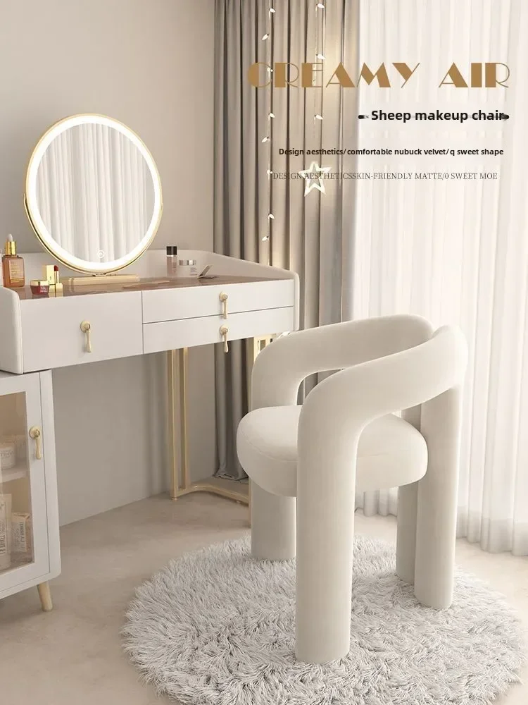Richome สตูล Dressing เก้าอี้แต่งหน้าเรียบง่ายโมเดิร์นห้องนอนบ้านหรูหรา Dressing ตารางเรียบง่ายห้องนั่งเล่นโซฟา
