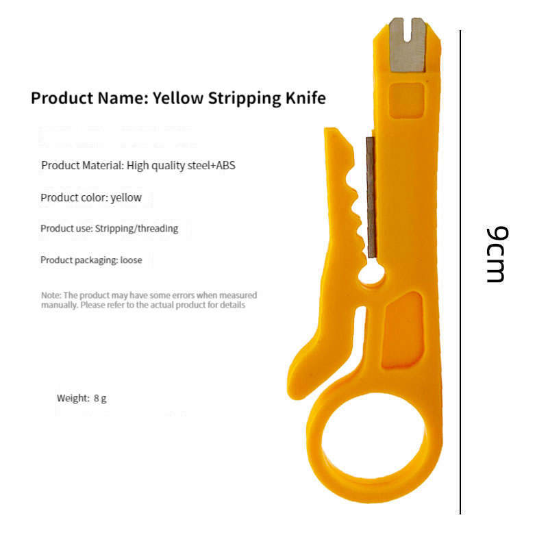 Резак для зачистки кабеля, обжимной инструмент, многофункциональный нож для зачистки, щипцы, мини-портативный электрический прямой инструмент для снятия изоляции