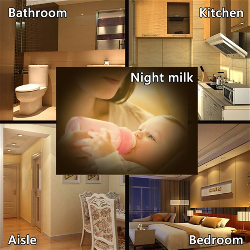 Đèn Led Chuyển Động Cảm Biến Âm Thanh Đèn Ngủ Trang Trí Phòng Ngủ Đèn Nhà Cầu Thang Tủ Quần Áo Lối Đi Trang Trí Đèn Ngủ Giáng Sinh Trẻ Em Quà Tặng