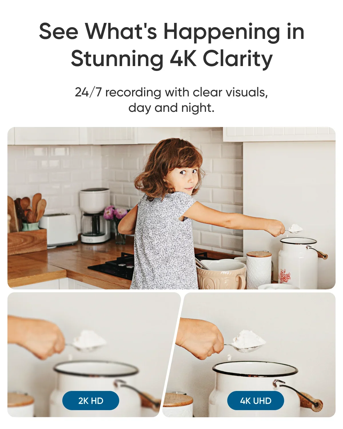 eufy Security Indoor Cam E30 4K Resolution Security Camera with 360° PTZ 7/24 Recording AI Tracking  with Wi-Fi Human Mini Cam