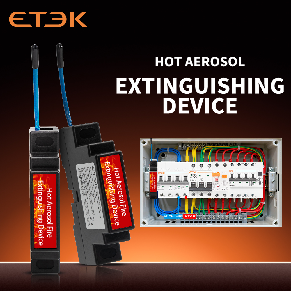 ETEC Hot Aerosol brandblusapparaat.