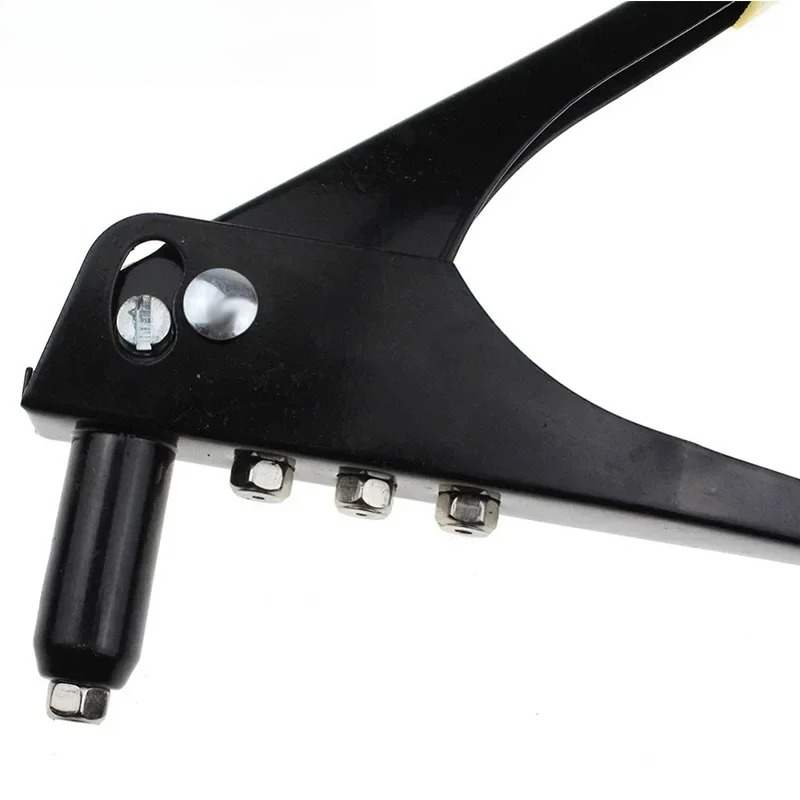 Kit de pistolet à rivets à main Pop, ensemble d'outils manuels à rivets aveugles, réparation de gouttière, ensemble d'outils de vente robustes pour le travail du bois en métal