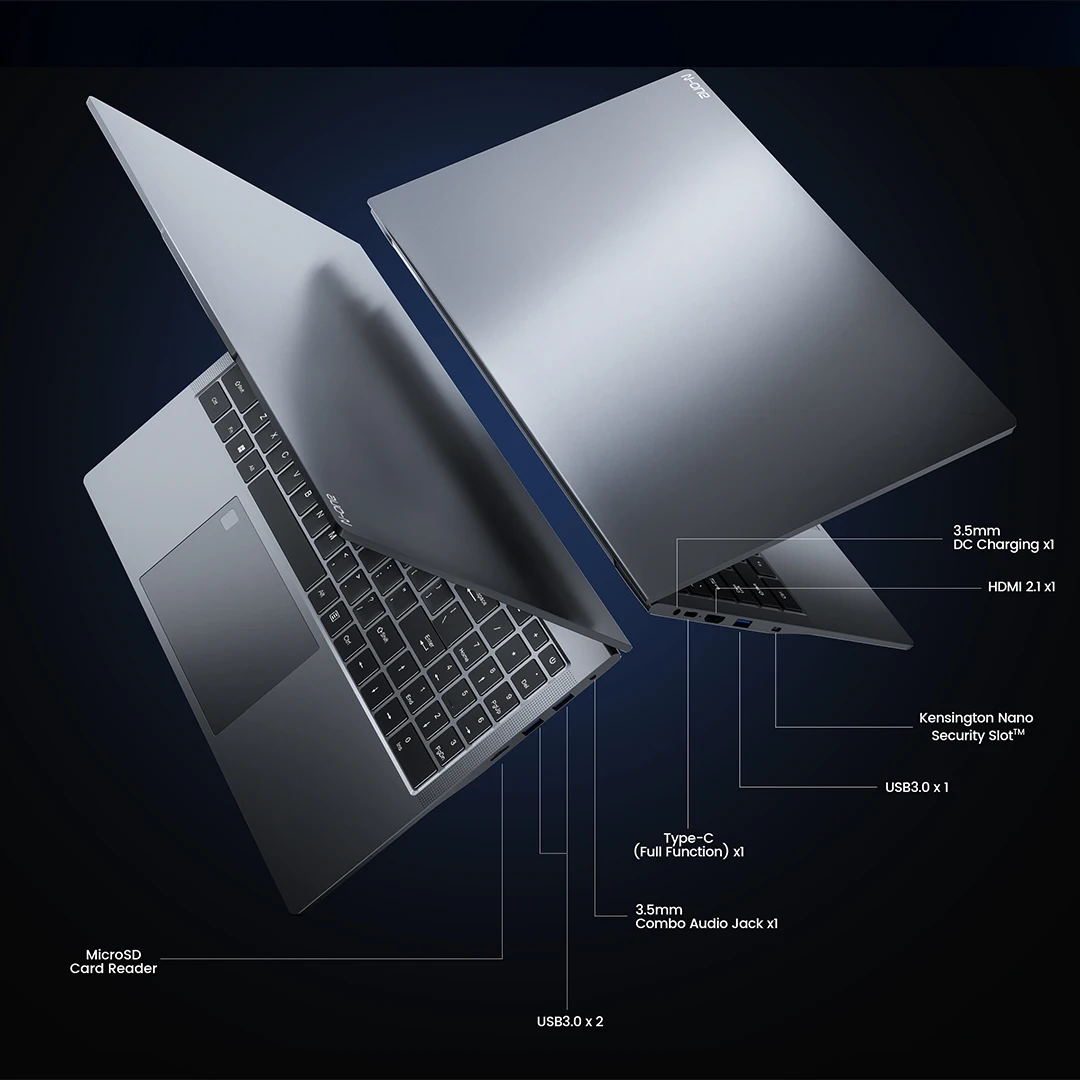 N-ONE Nbook SE Laptop AMD Ryzen 7 5825U DDR4 (16+16)GB+1TB SSD Notebook Dual Band Windows 11 pro 15.6' Full HD Display Computer