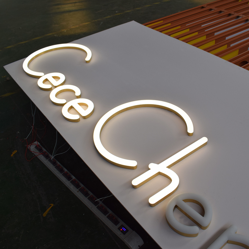 Factory outlet customized outdoor acrylic neon LED store sign exterior 3D LED letters custom open sign