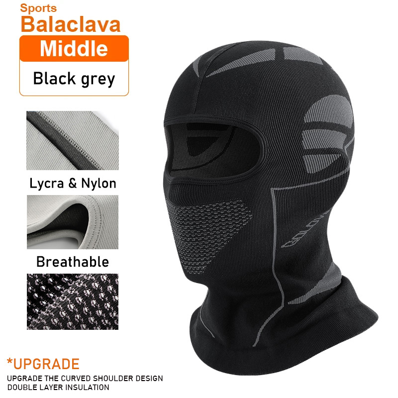Pasamontañas transpirable para motocicleta, protector solar a prueba de viento, deportes de ciclismo, máscara facial completa, casco suave para hombres y mujeres