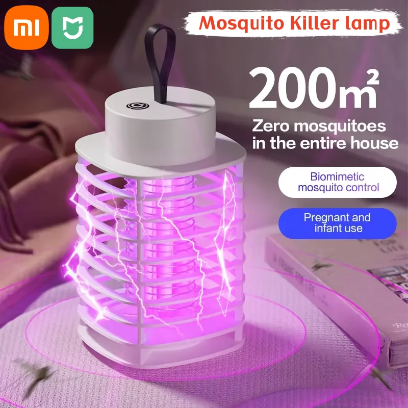 Xiaomi Automatic Intelligent Mosquito Killing Lamp USB Charging Electric Shock Mosquito Lamp Kill Desktop Wall Hang Dual Use