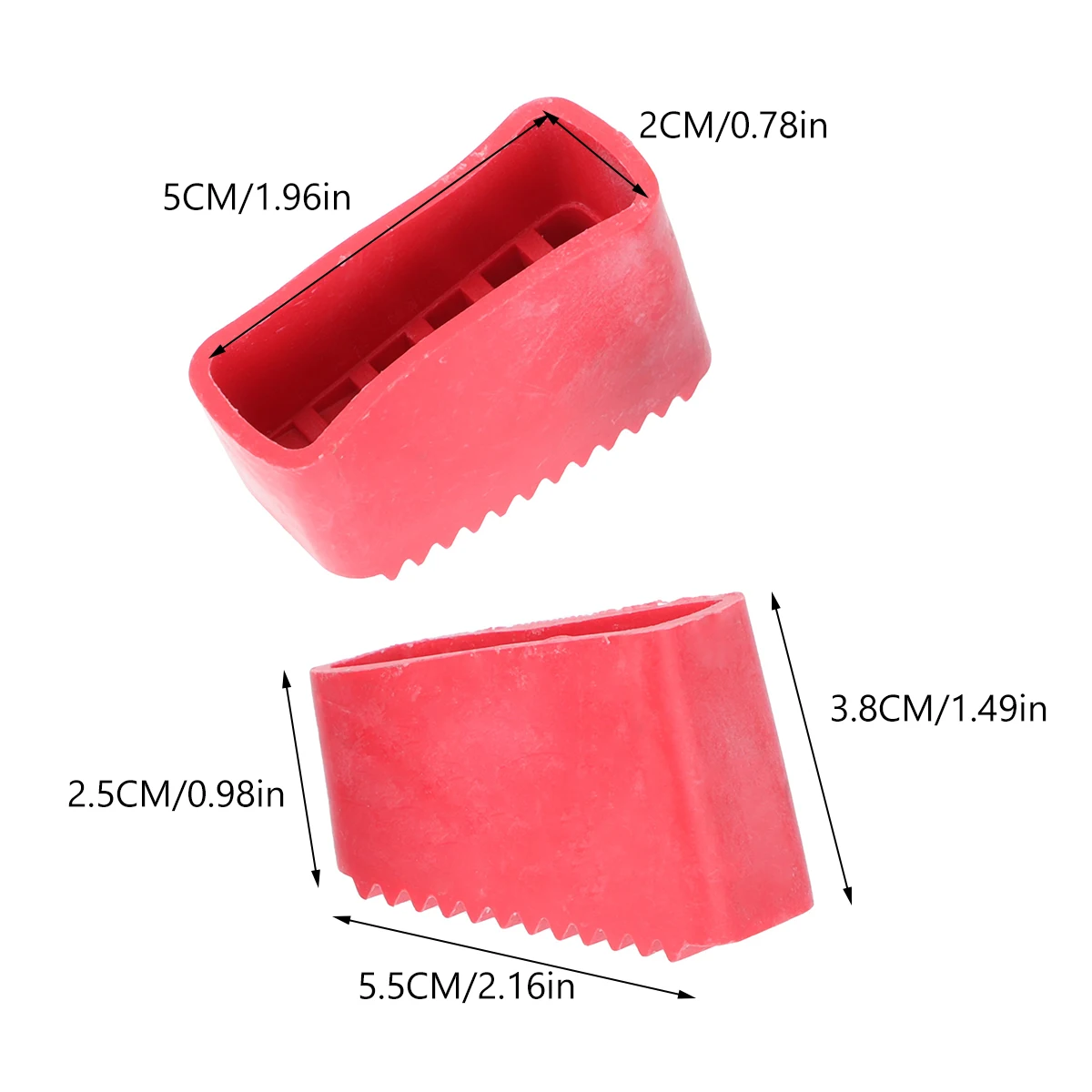 Coprisedili per scale a gradini da 2 pezzi coprigambe versatili per scale cuscinetti per scale antiscivolo piedini in gomma, piedini in gomma per scale di ingegneria