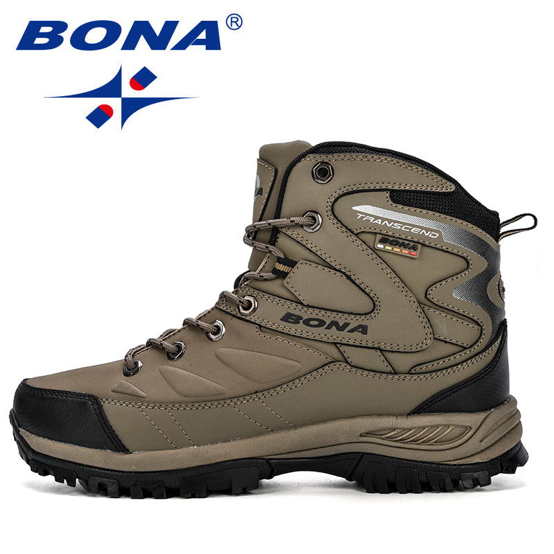 BONA, nuevo estilo novedoso, zapatos de senderismo para hombre, zapatos de invierno para caminar al aire libre, zapatos para correr, botas deportivas de montaña, zapatillas de escalada