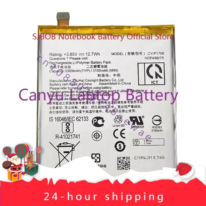 Baterai C11p1708 3300MAh Kualitas Tinggi Baru untuk Baterai ASUS Zenfone 5 5Z ZE620KL X00QD ZS620KL Z01RD + Alat