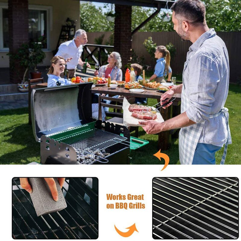 Brique de nettoyage pour barbecue en plein air, outil de plaque de cuisson, résistant aux hautes températures, brosse G