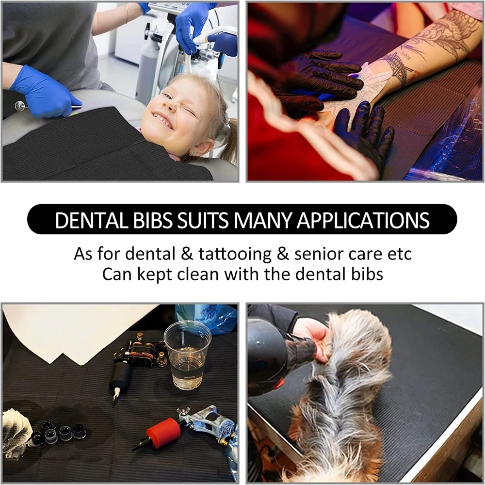 250/125/50/10 個使い捨てタトゥークリーンパッドタトゥーよだれかけテーブルカバークリーンパッド患者歯科ナプキンタトゥーアクセサリー