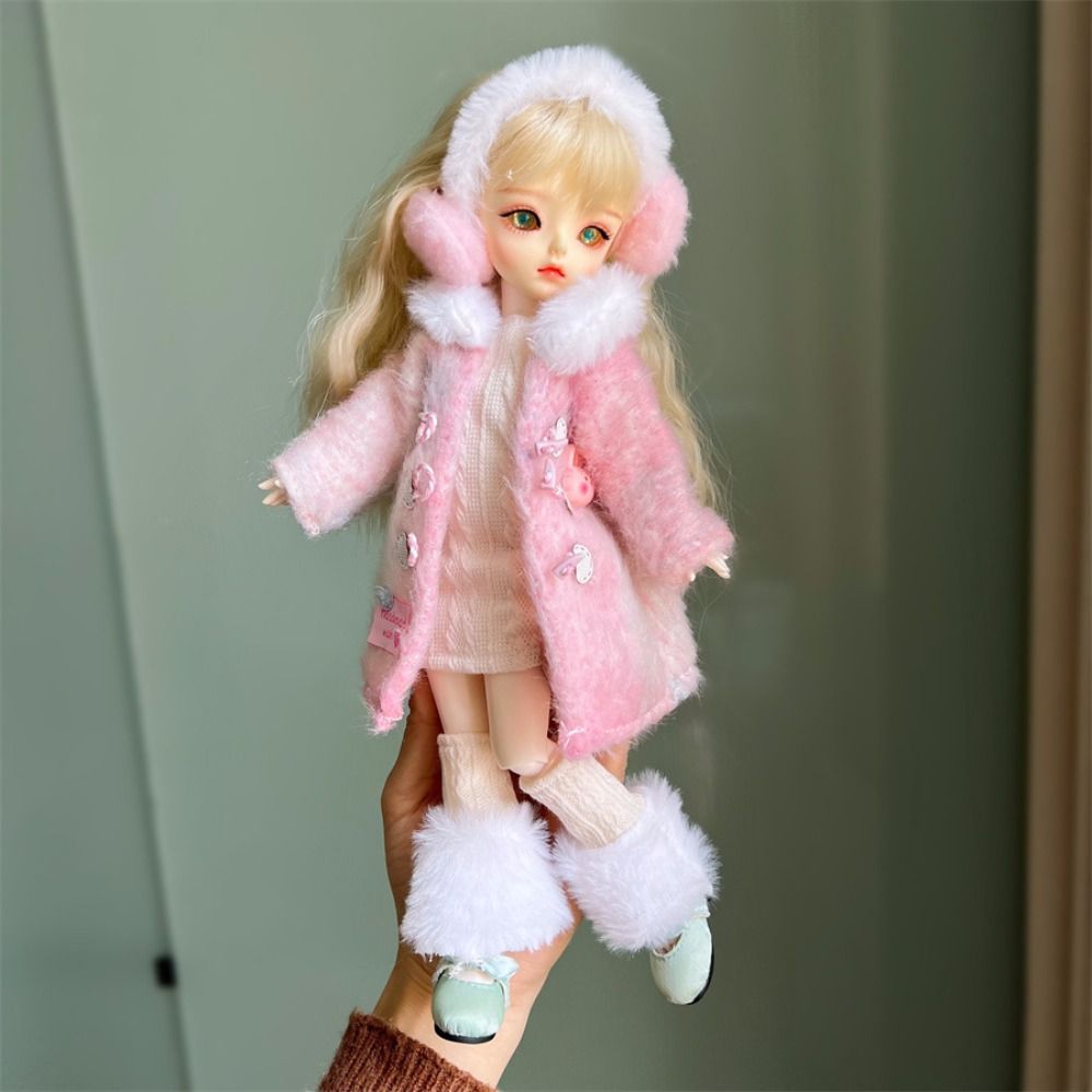 Одежда для куклы 30 см, комплект модной одежды для куклы 1/6 BJD, красивое платье, шляпа, зимнее пальто, игрушка для девочек, подарок, аксессуары для кукол, праздничный подарок