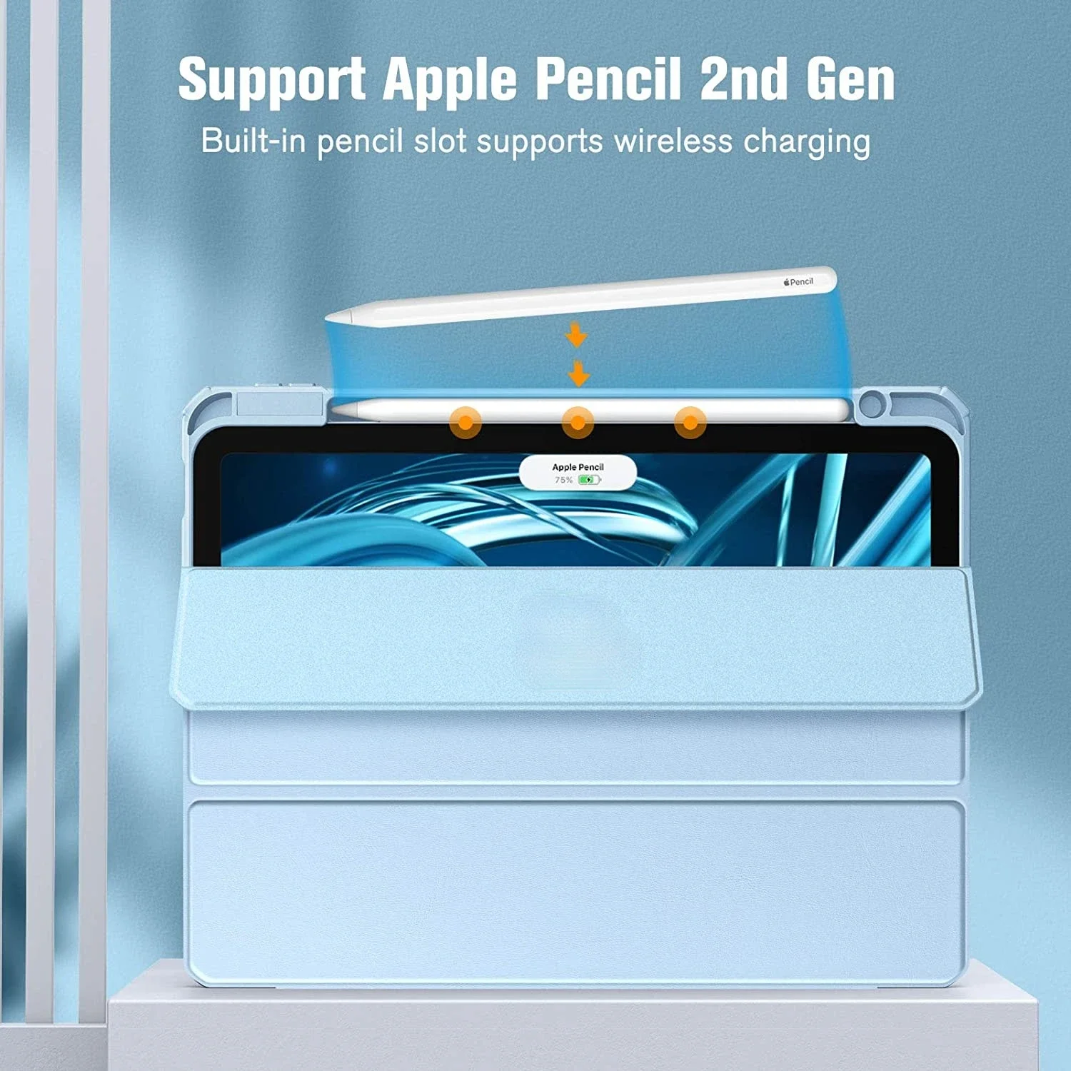 For iPad Case for iPad 10th Funda iPad Pro 11 10.2 7th 8th 9th Air 4th 5th 10.9 10.5 Gen Clear Transparent air 9.7 mini 6 Cover