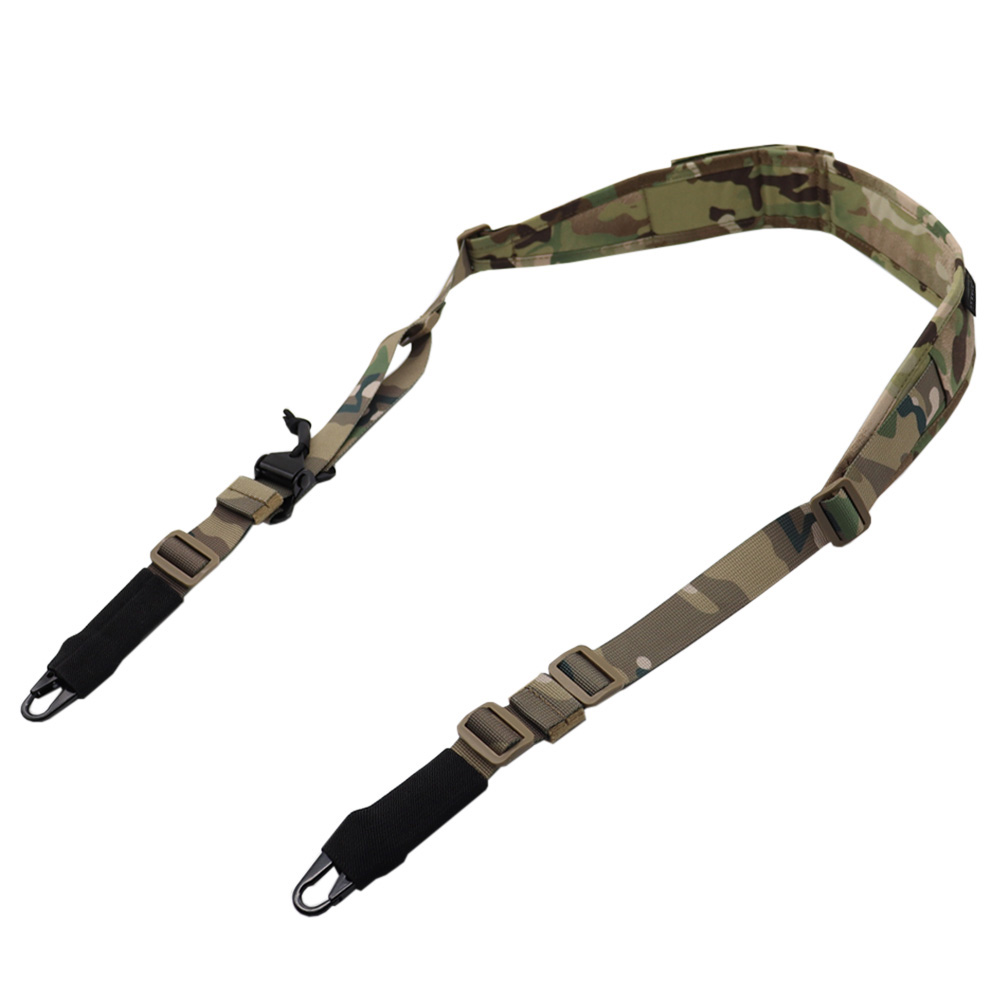 Tactical Modular Rifle Sling Strap Adjustable Length Rifle Shoulder Strap 2 Point /1 Point Gun Sling Airsoft Hunting Accessories