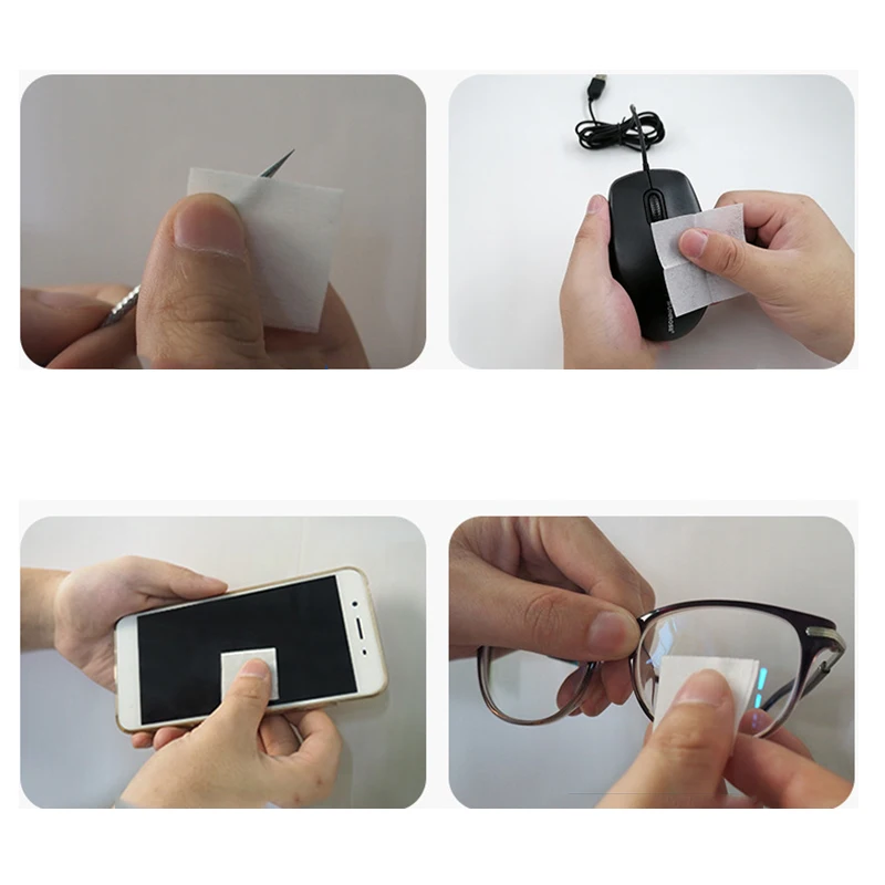 10/100 pçs almofadas de algodão de álcool descartáveis desinfetante limpar comprimidos de álcool ferramentas de cuidados de limpeza ao ar livre em casa 75% álcool lenço molhado