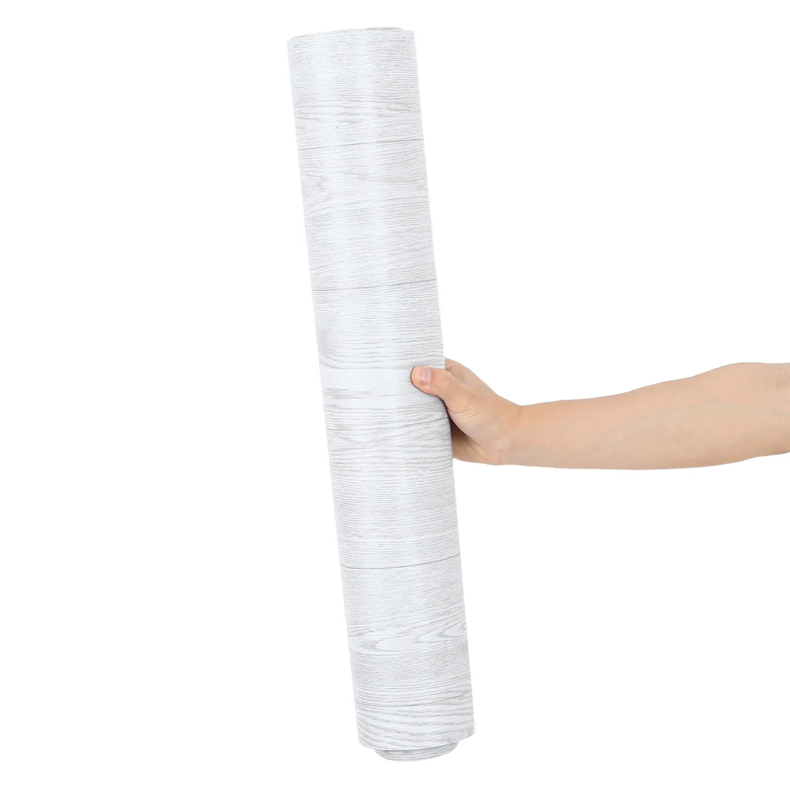 1 rollo de suelo autoadhesivo de Pvc, azulejo de suelo grueso para cocina, baño, dormitorio, hogar, oficina, grano de madera, resistente al agua