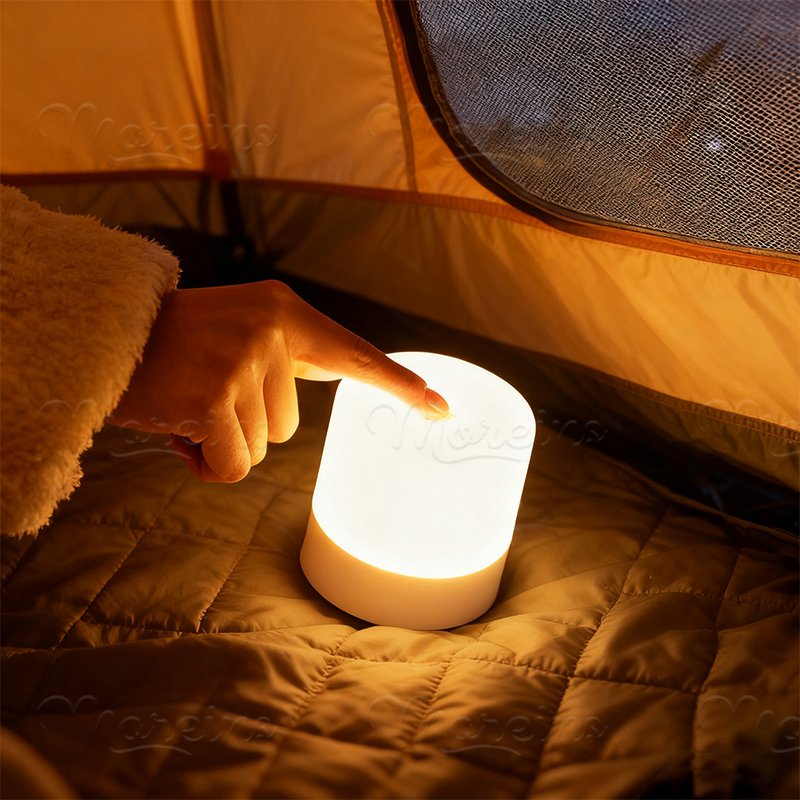 Rechargeable RGB 13 Color Changing Night Light Remote Control Touch USB Night Lamp Dimmable Lamp Portable Table Bedside Lamp