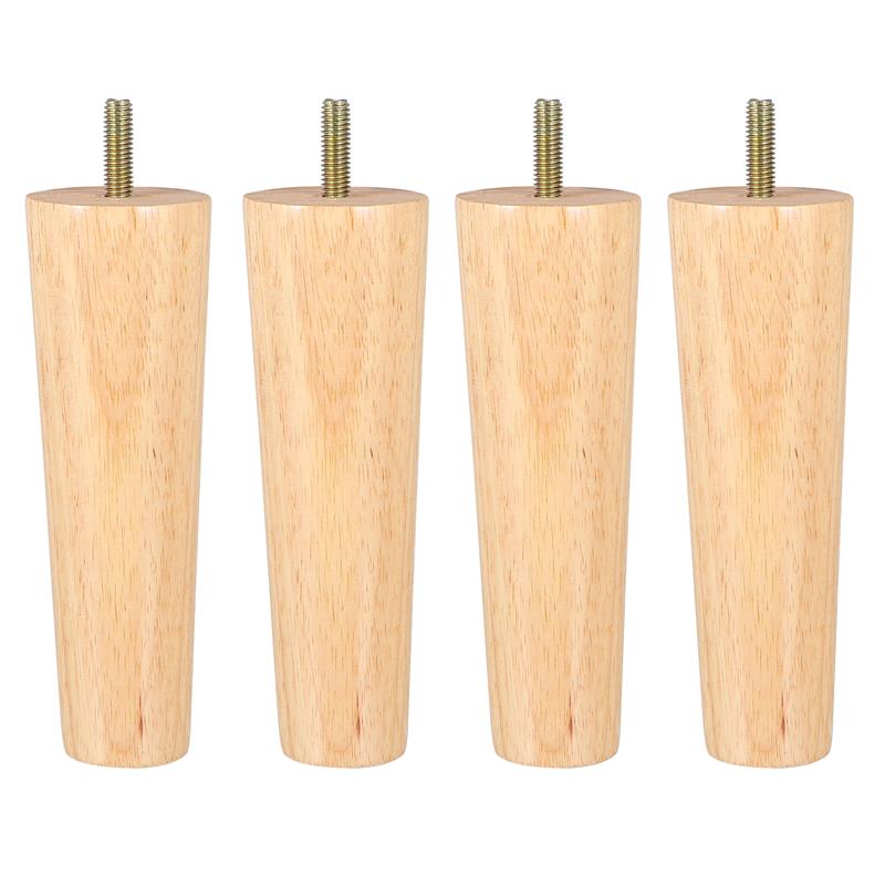 4 ชิ้นเฟอร์นิเจอร์ไม้ขาความสูง 10/12/15 เซนติเมตรตรงทนทานเรียวโซฟาเตียงตู้โต๊ะเก้าอี้เปลี่ยนขาเฟอร์นิเจอร์