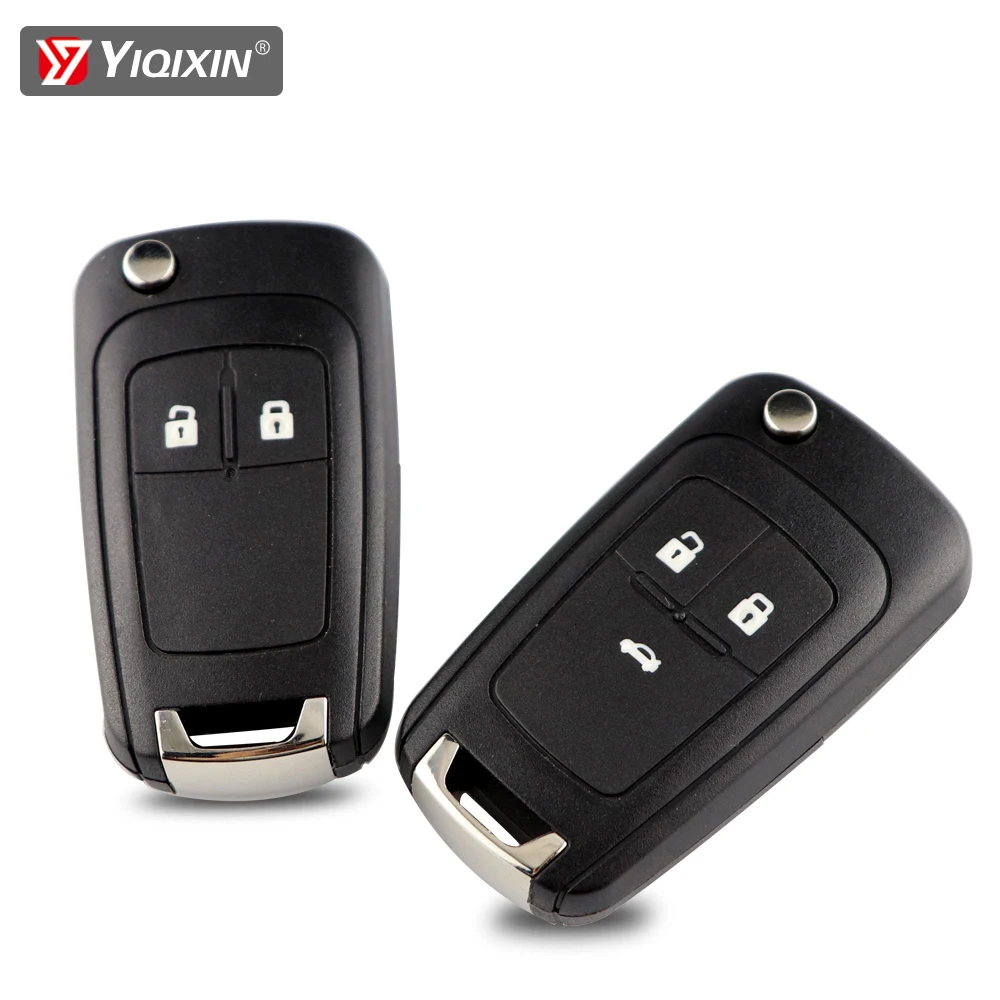 YIQIXIN para Opel Vauxhall Insignia Astra J Zafira C Mokka para Chevrolet Cruze Epica Lova Camaro Impala funda plegable para llave de coche