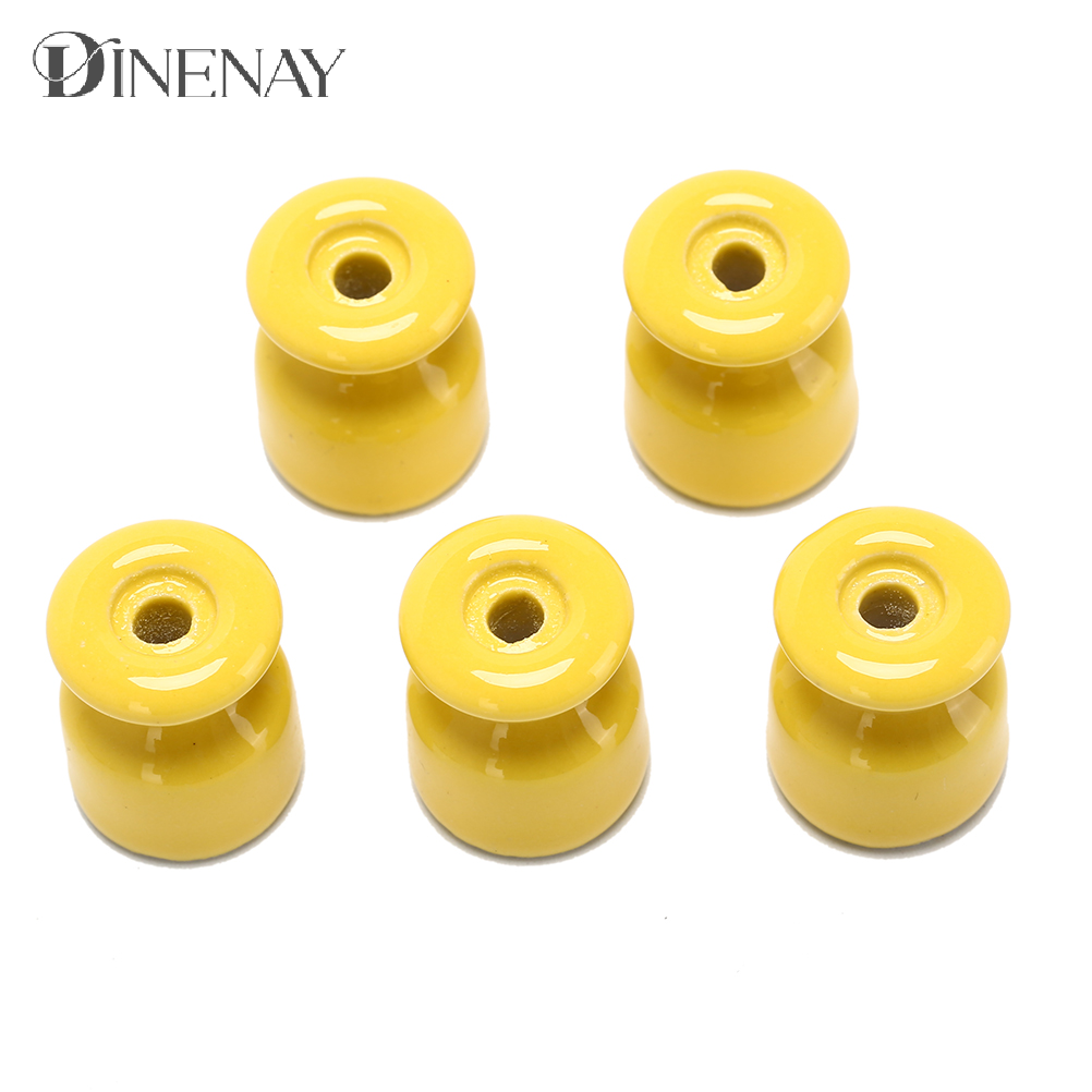 5Pcs/lot Porcelain Insulator for Wall Wiring Ceramic Insulators