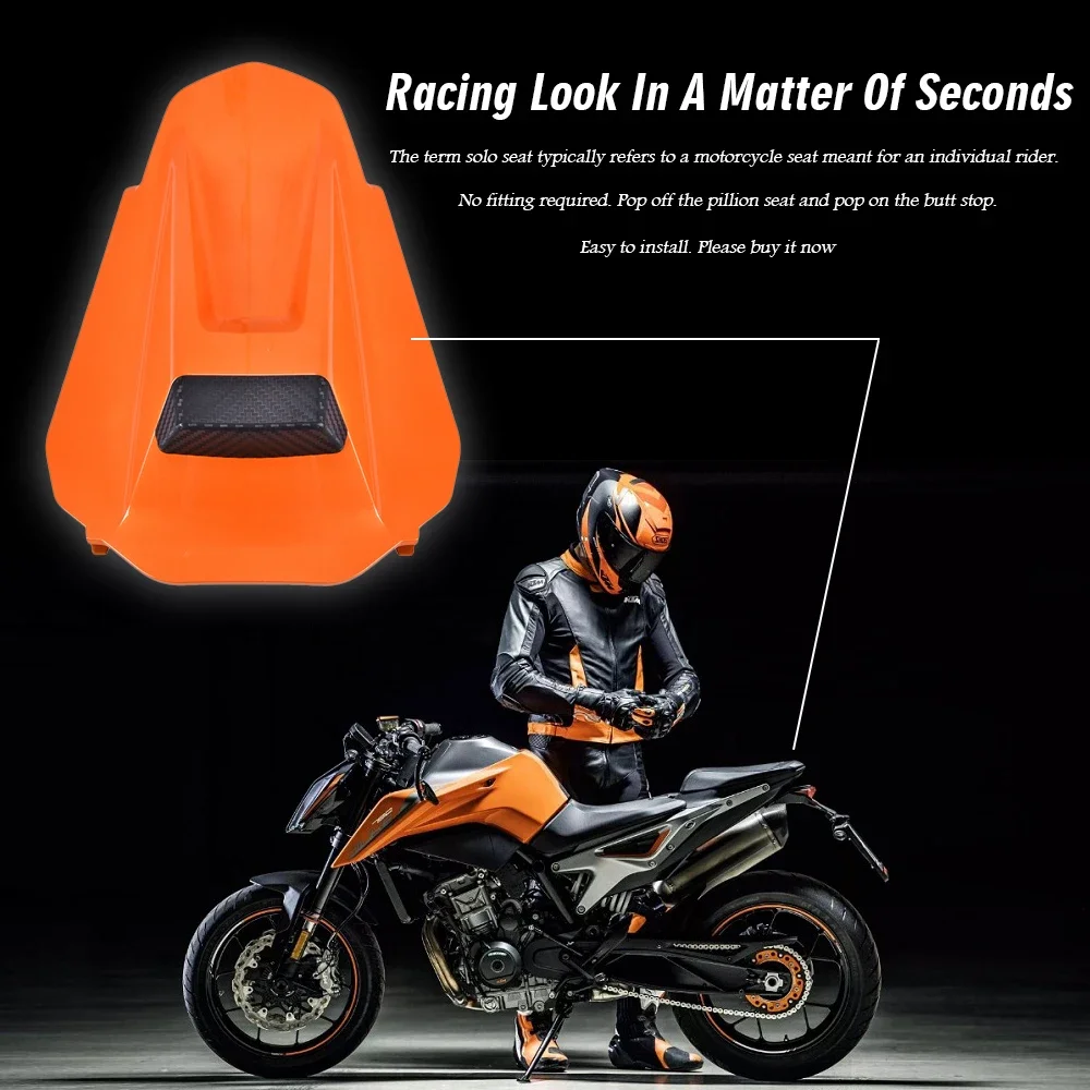 デューク 790 890 リアピリオン助手席カバーフェアリングカウルスタイラースポイラー KTM DUKE790 2018-2024 オートバイアクセサリー