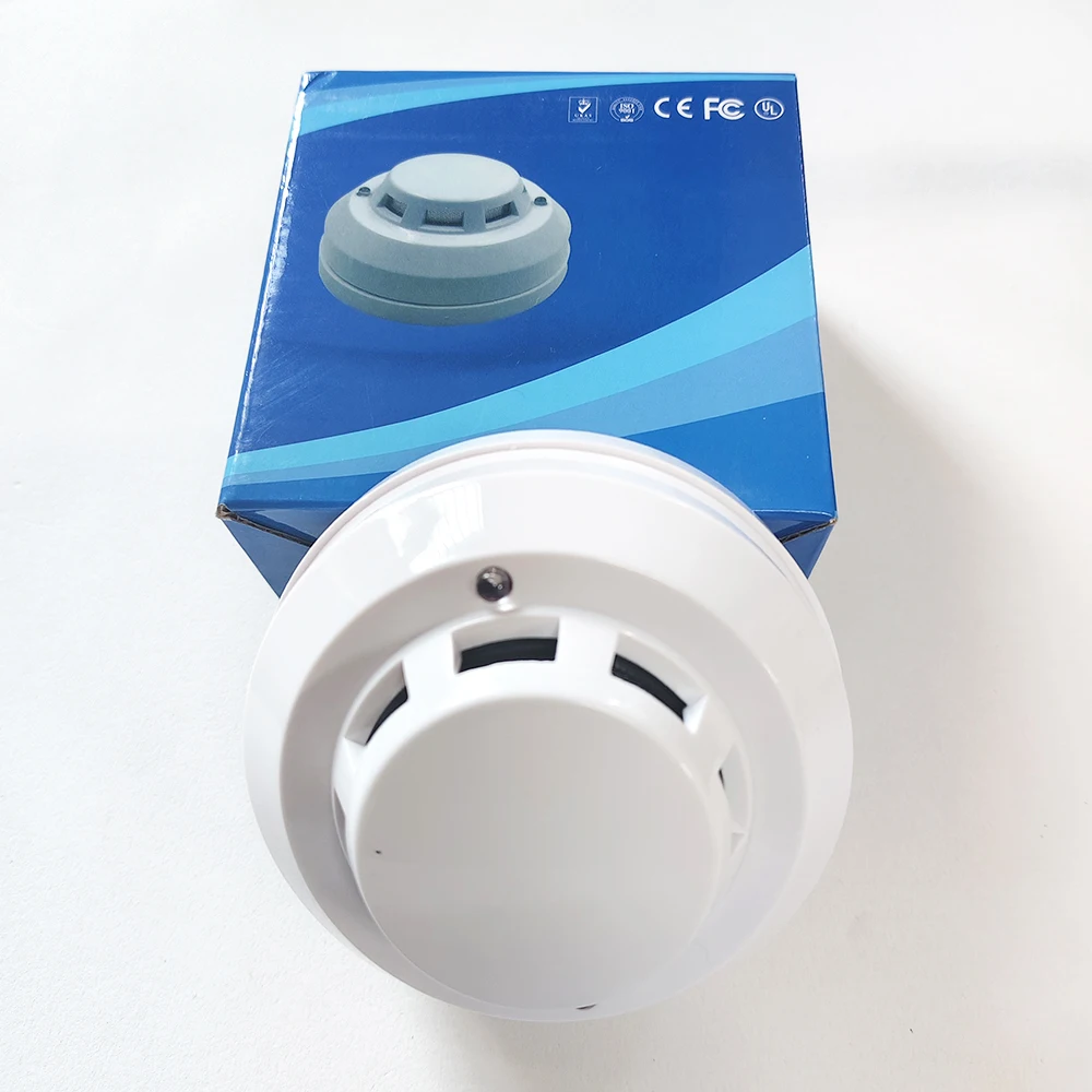 DC12V-24V 전압 유선 실내 연기 감지기 송신기는 Gsm 경보 시스템 용 연기 감지기 경보 센서 스탠드를 수집합니다.