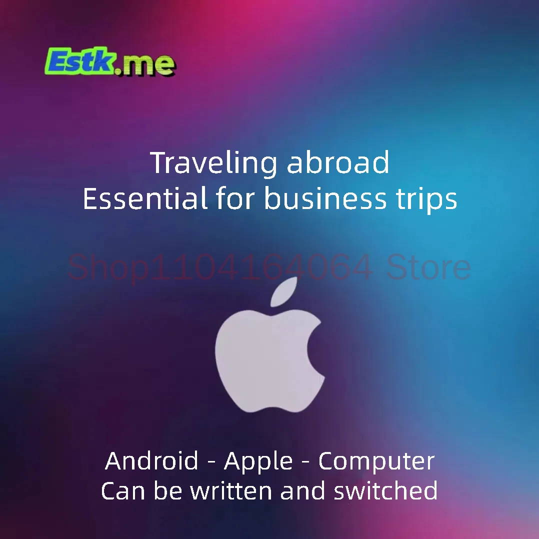 ESTK Eco Version Can Be Written to and Switched Between Apple/Android/computer/safe and Convenient, Over 5ber 9esim