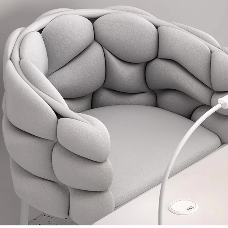 Mesa nórdica moderna para manicura, mueble de madera para salón de belleza, profesional, japonés