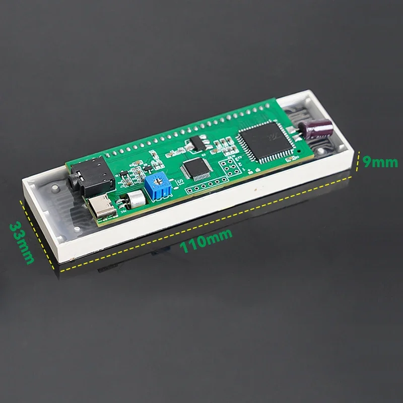 Spettro musicale a LED Indicatore di livello audio a LED Pickup Luce del ritmo 12V 24V Amplificatore VU Meter per lampade d'atmosfera per lettore di auto