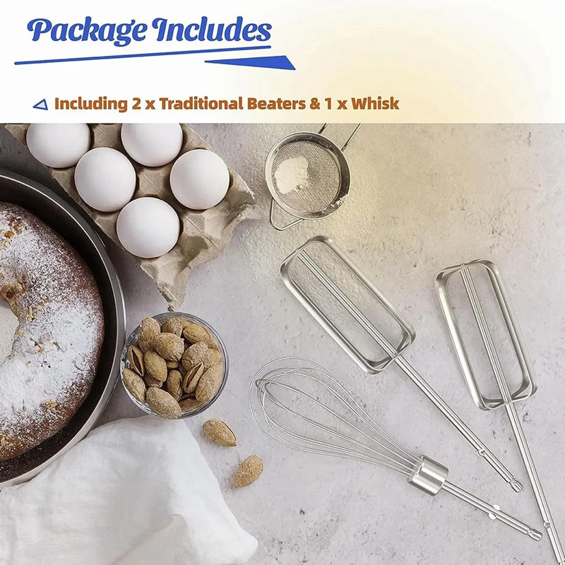 1 Set Hand Mixer Beaters Attachments For Replacement Hamilton Beach Mixer Parts Hand Mixers 62682RZ 62692