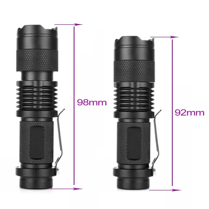 Lanterna ultravioleta arma de autodefesa lâmpada elétrica recarregável lanterna tática sobrevivência portátil holofote suprimentos