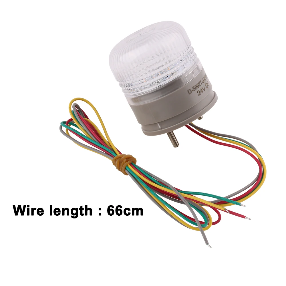 Rot Gelb Grün 3in1 Blinkendes Signalwarnlicht DC12V24V LED-Anzeigelampe mit Summer / Kein Ton Kleines Sicherheitsalarmlicht