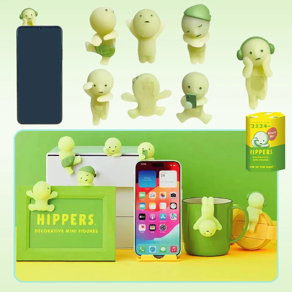 SMISKI Hippers Series Blind Box Corner Toys Mystery Boxes Cute Mobile Phone Pendant Car Office Decoration Kid Gift