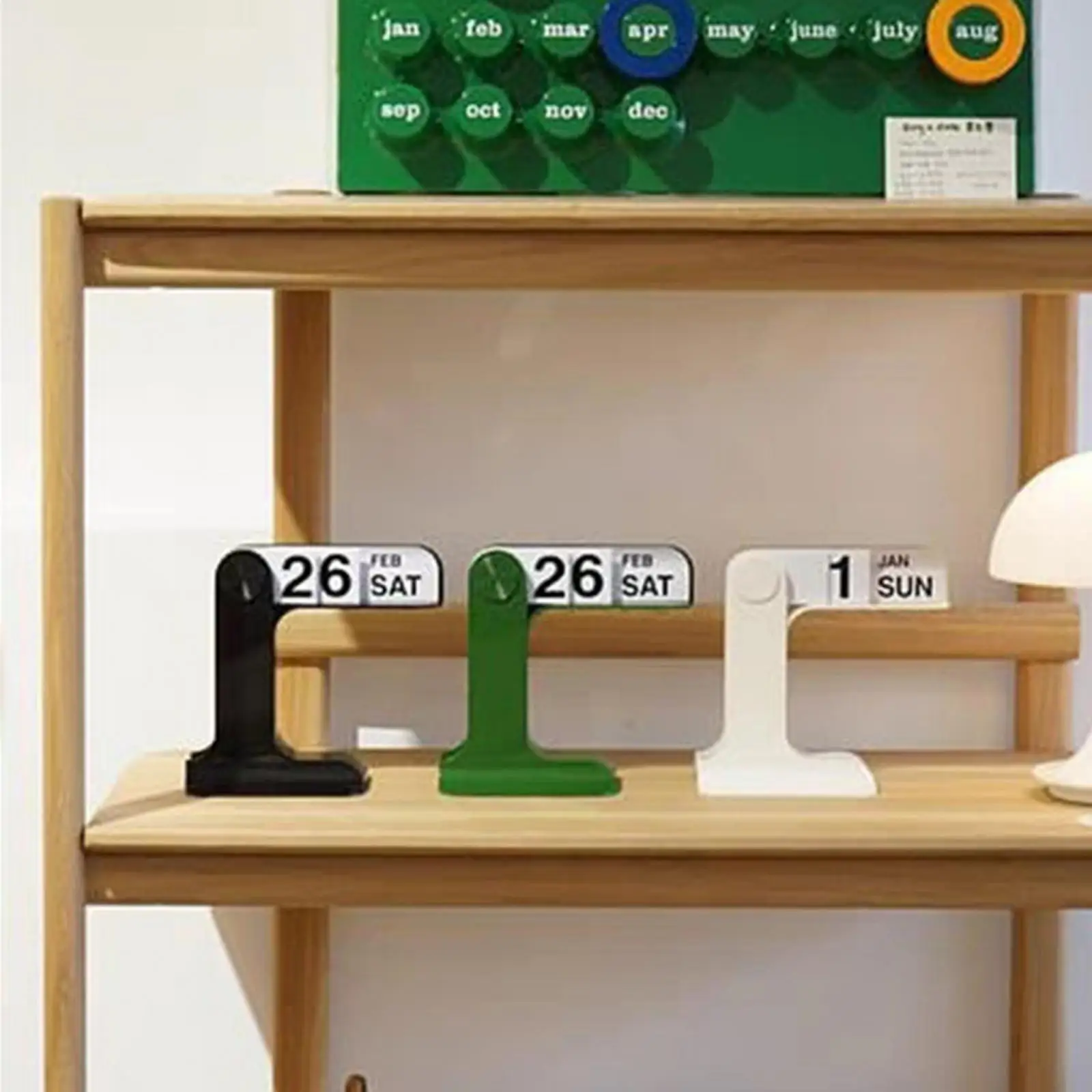 Daily Desktop Perpetual Desk Calendar Aesthetic Reusable Yearly Standing Weekly Modern Home Office Decor Page Flip Desk Calendar