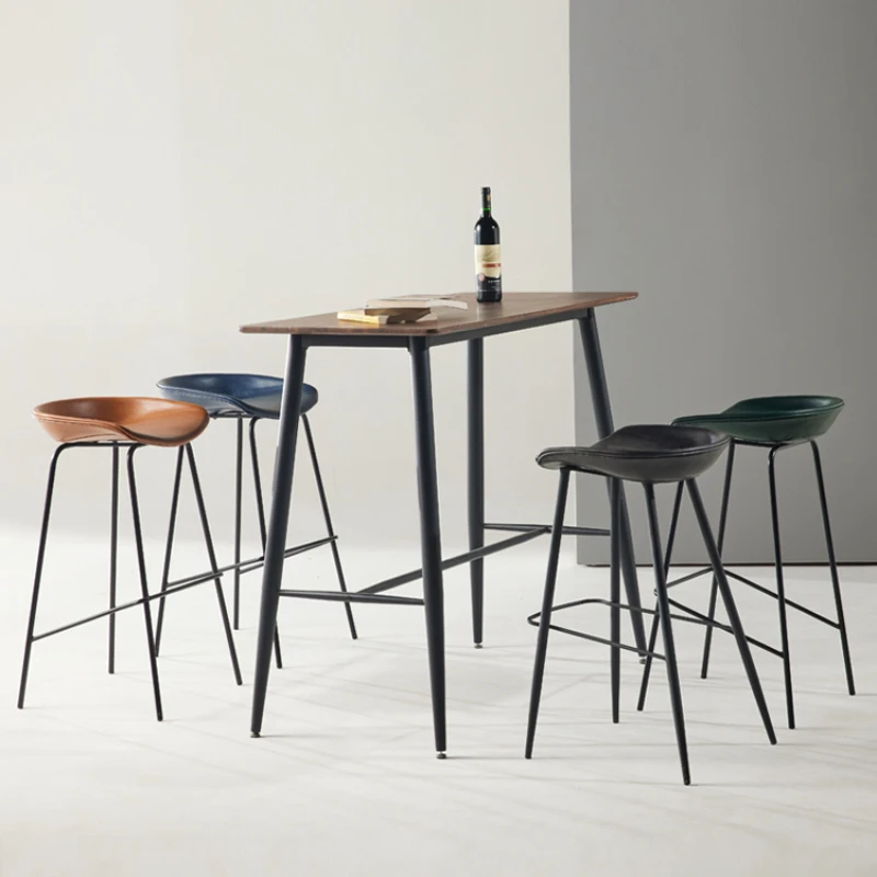 Chair Dining Chairs Breakfast Elegant Nordic Restaurant Chaise Design High Stool Kitchen Bar Metal Gamer Sillas De Bar Ergonomic