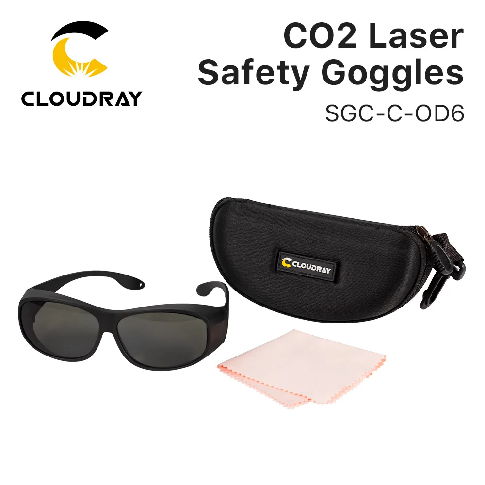 Cloudray 10600nm Loại C Laser Kính Bảo Hộ OD6 + CE Kính Bảo Vệ Cho CO2 Cắt Laser Khắc