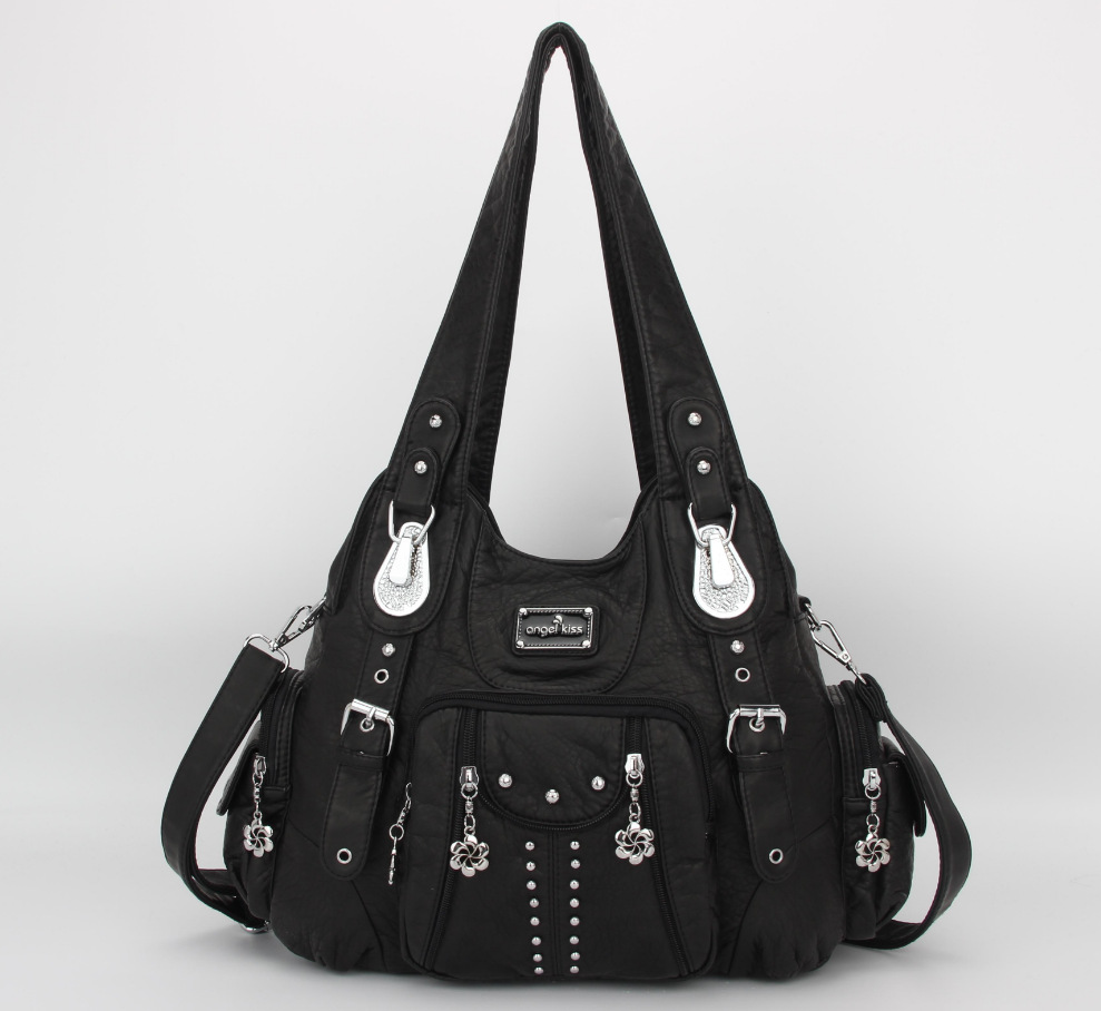 Сумка Angelkiss, женские модные сумки, женские сумки на плечо, сумка из искусственной кожи, женская сумка, большая сумка на плечо, bolsa feminina
