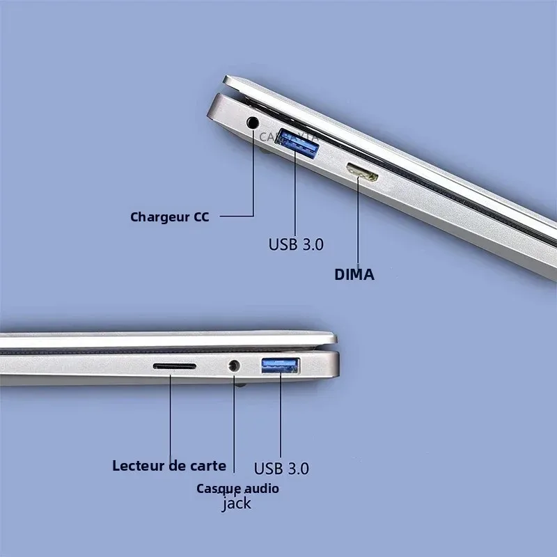 14.1 pouces 128GB 256GB 512GB 1TB SSD Windows 11 Pro 4 Core Inte ordinateur Portable Intel Portable ordinateurs portables étudiant ordinateur Portable double cœur
