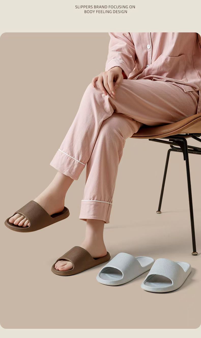 Sandalias EVA para hombre, chanclas, zapatillas para hombre, Color sólido, suela suave antideslizante Simple, cómodas zapatillas de ducha, zapatos para parejas al aire libre
