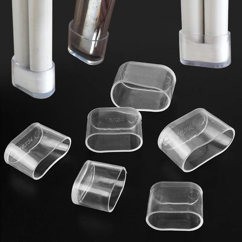 4pc Oval chair foot cover desk foot pad, table leg table foot table stool protective cover stool foot cover furniture foot cover