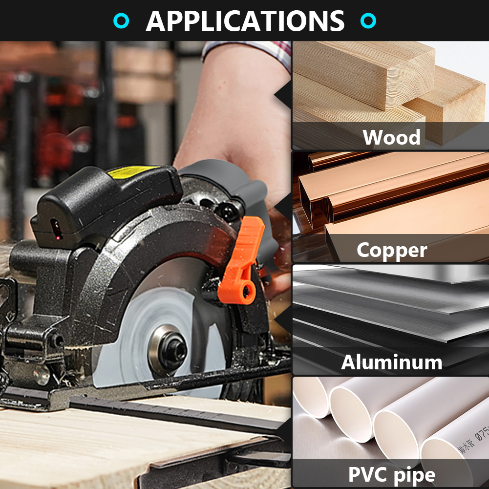 CMCP 85 мм мини-дисковая пила 10/15 мм 80T электрический отрезной диск для дерева/металла режущий диск аксессуары для электроинструментов