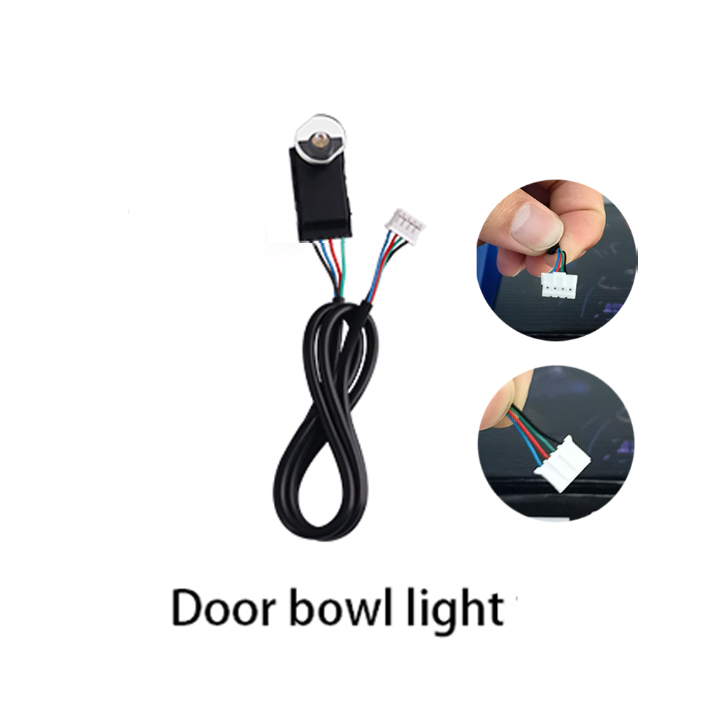 64 สี Ambient Light อะไหล่ Auto parts 35/75/110 ซม.แถบหลัก/Sub Controller สายไฟต่ออุปกรณ์เสริมสําหรับรถยนต์