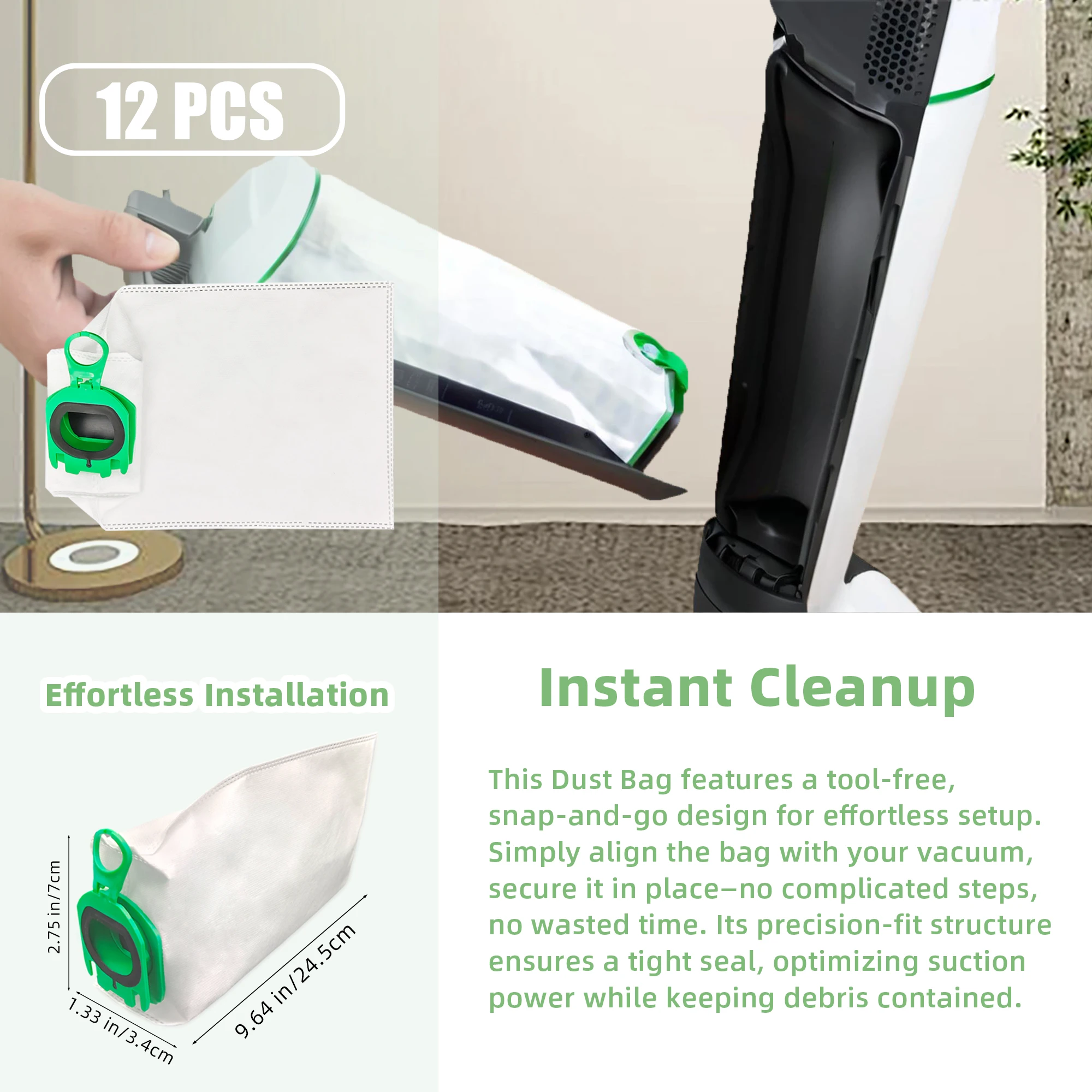Filter Bags Dust Bag For Vorwerk Kobold VB100 FP100 VB 100 FP 100 Vacuum Cleaner Bag