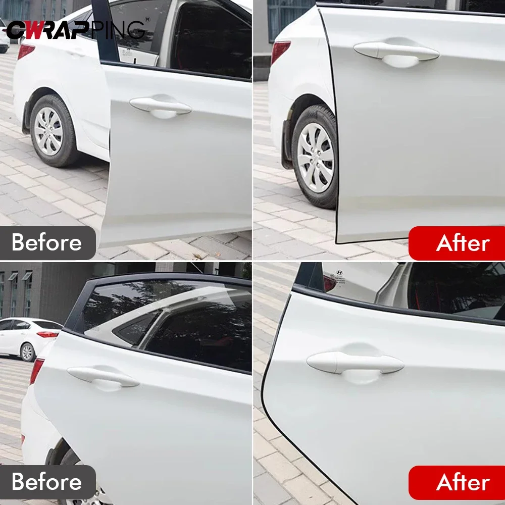 5M Car Door Protection Edge Scratch Sealing Strips Protector Transparent Auto Door Anti-collision PVC Strip for Car Accessories