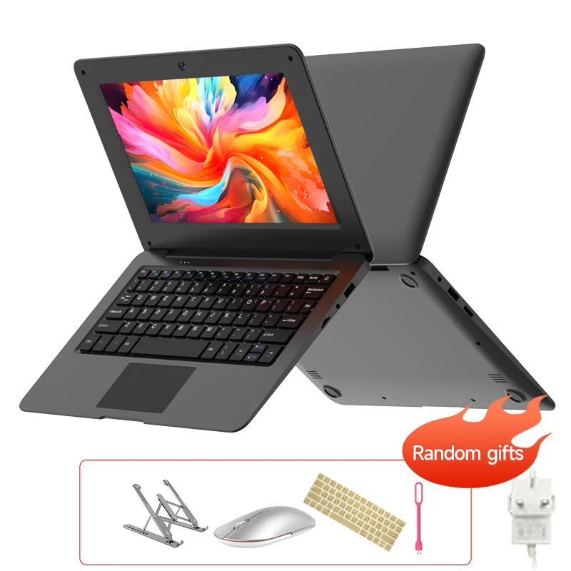 Portátil de 10,1 pulgadas Intel N4000 Windows 10 portátil Full HD Netbook Mini portátil RAM masiva 8GB + 256GB PC portátil