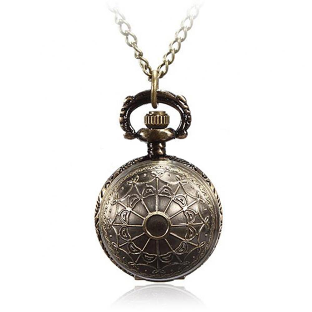 Relógio de bolso de quartzo colar pingente presentes para mulher homem com corrente fob steampunk colar de quartzo pingente corrente relógio de bolso