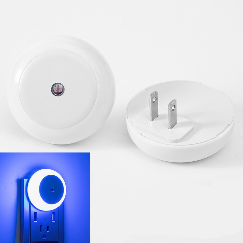 Auto Smart Sensor LED Night Light, Plug-in Bedsides Lâmpada, Corredor Interior, Quarto, Sala de Estar, Escada Vermelha, Azul, Branco, Iluminação Quente