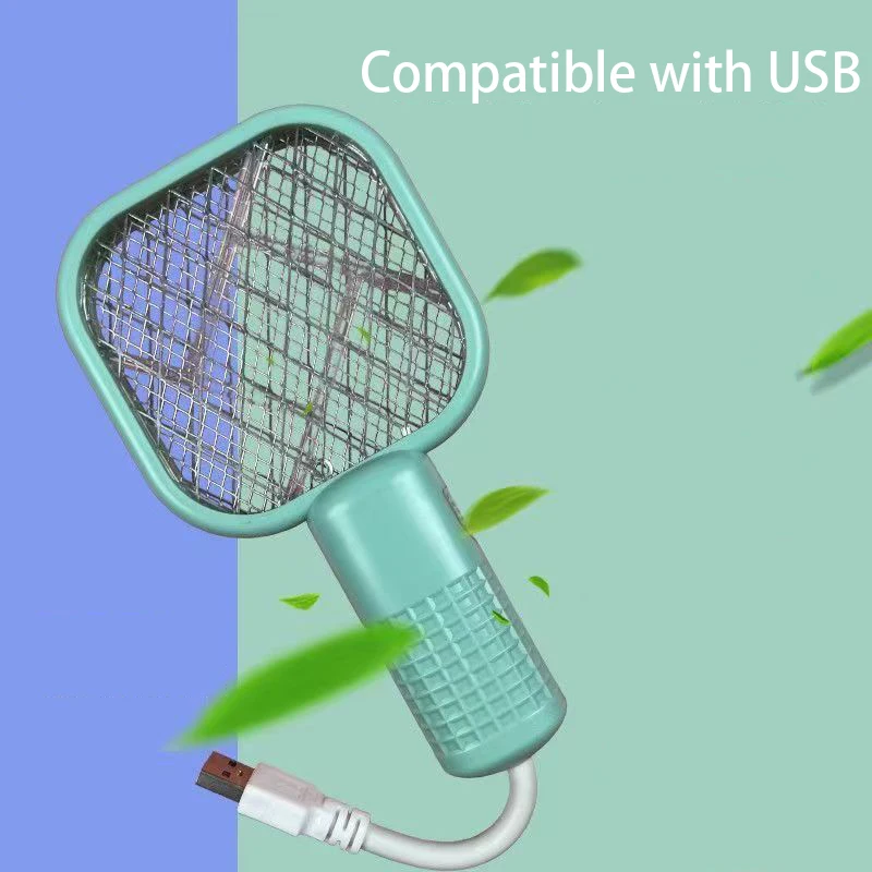 USB-Mücken klatsche Falle Schädlings bekämpfung Elektro schock Mini Mücken vernichter Lampe tragbare UV-Licht Fliegen wanze Zapper Sommer